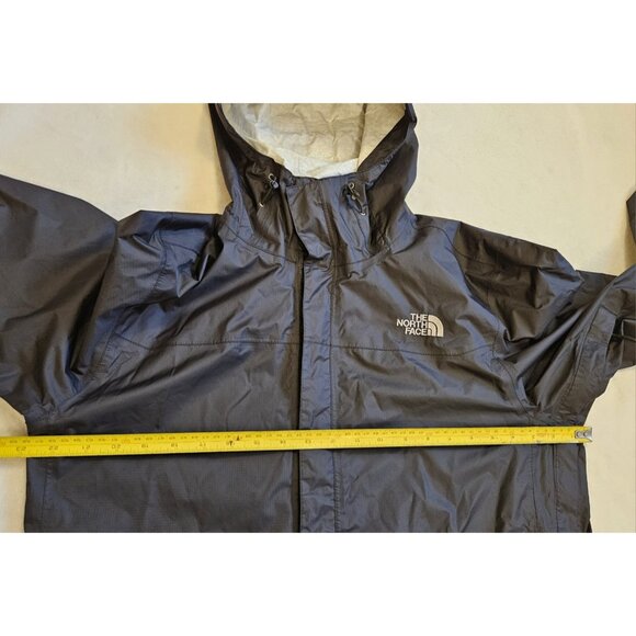The North Face Dryvent Jacket Men’s Large Shell Windbreaker Rain Black Hooded - Picture 3 of 14